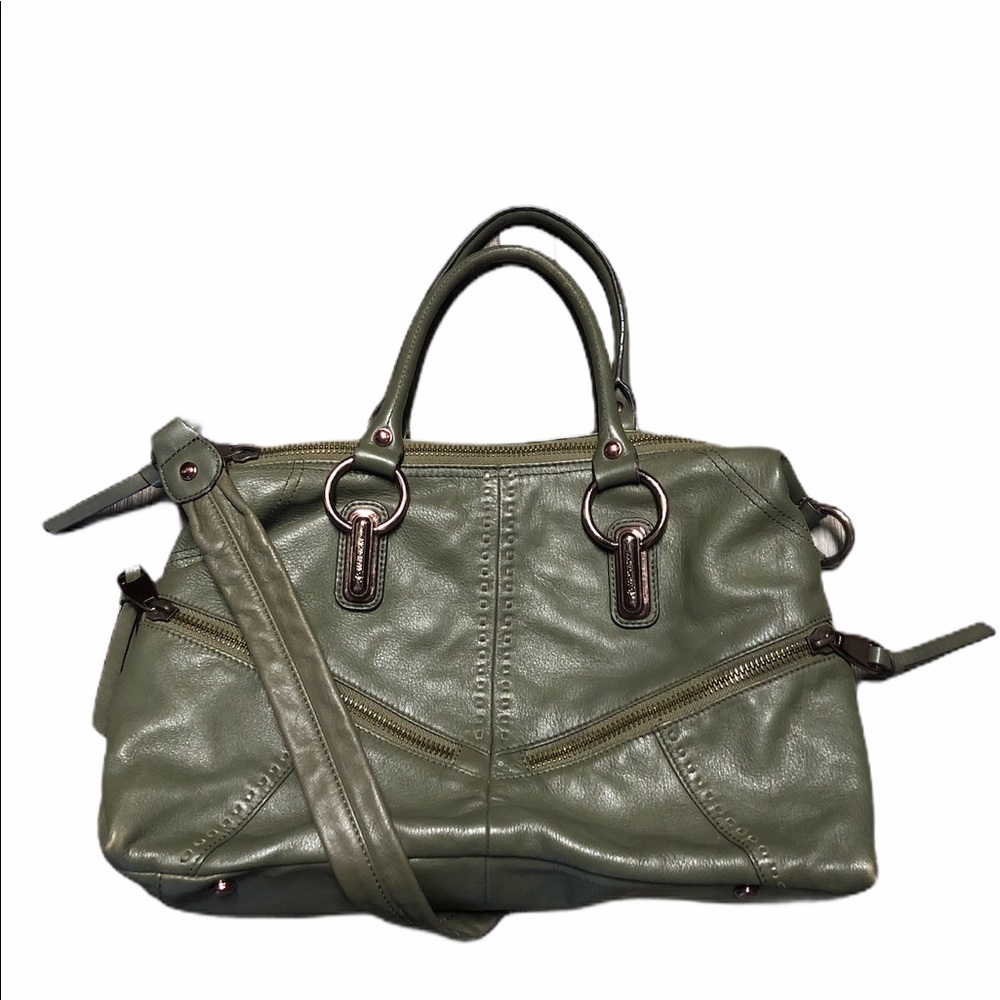 B makowsky olive handbag